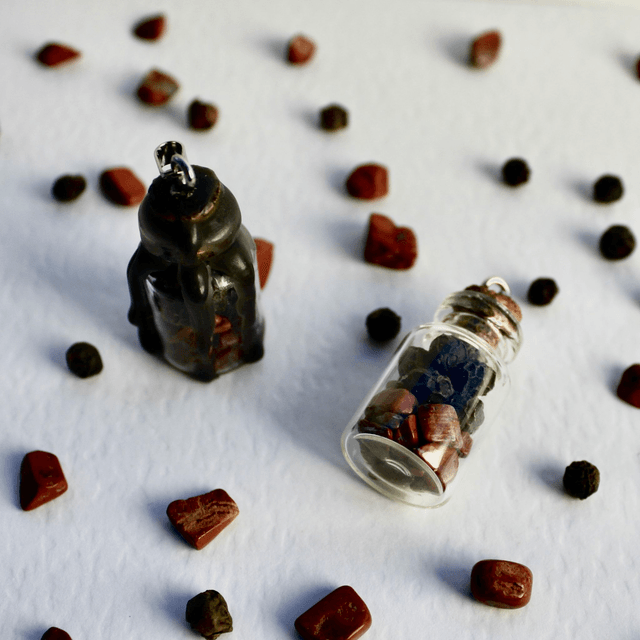 Pendentif fiole TIGRE