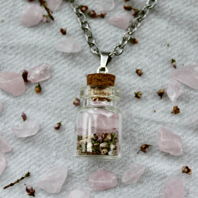 Pendentif fiole TENDRESSE