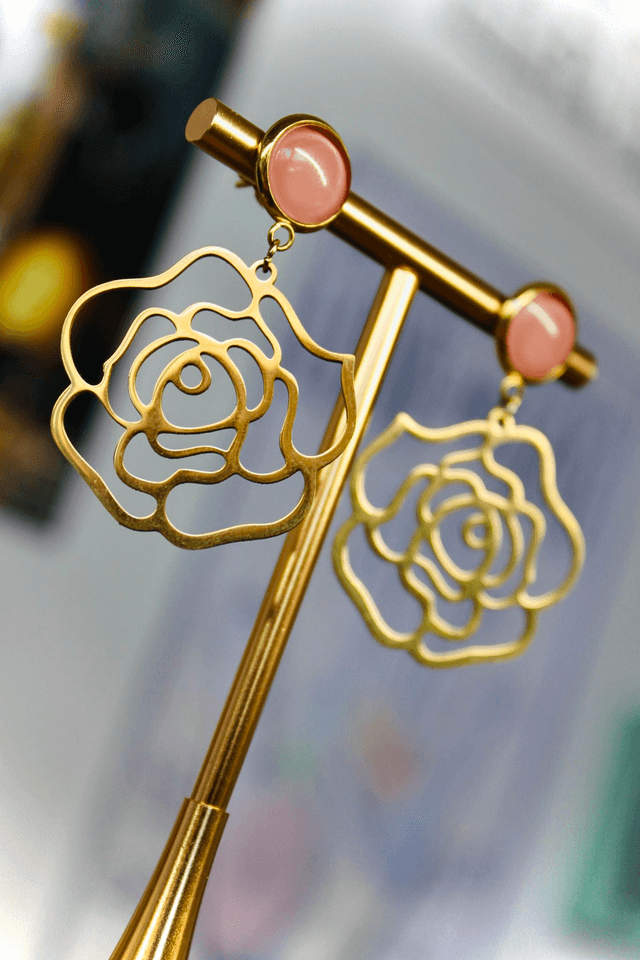 BO Roses dorées - Caresse de pétale (rose pâle)