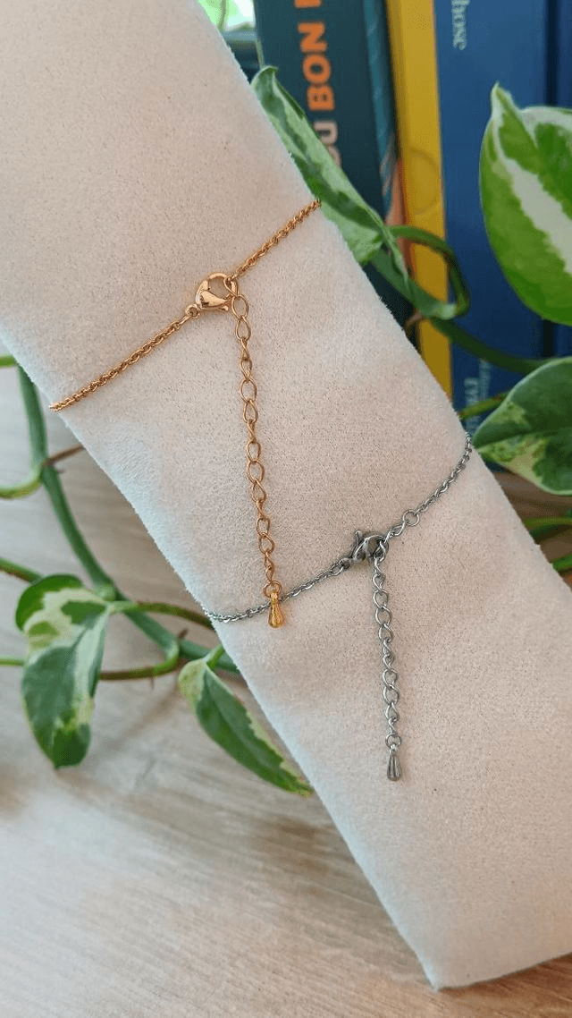 Bracelet Eclat subtil doré (pierre au choix)