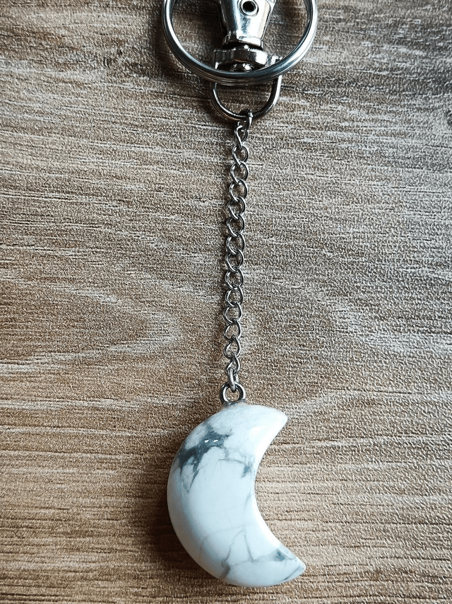 Porte-clés ou bijou de sac LUNE