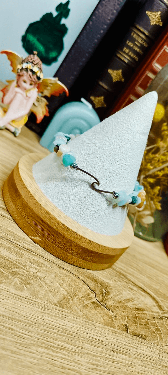 Bracelet Onde libre argenté - Collection d&#039;été Eclats d&#039;Ame